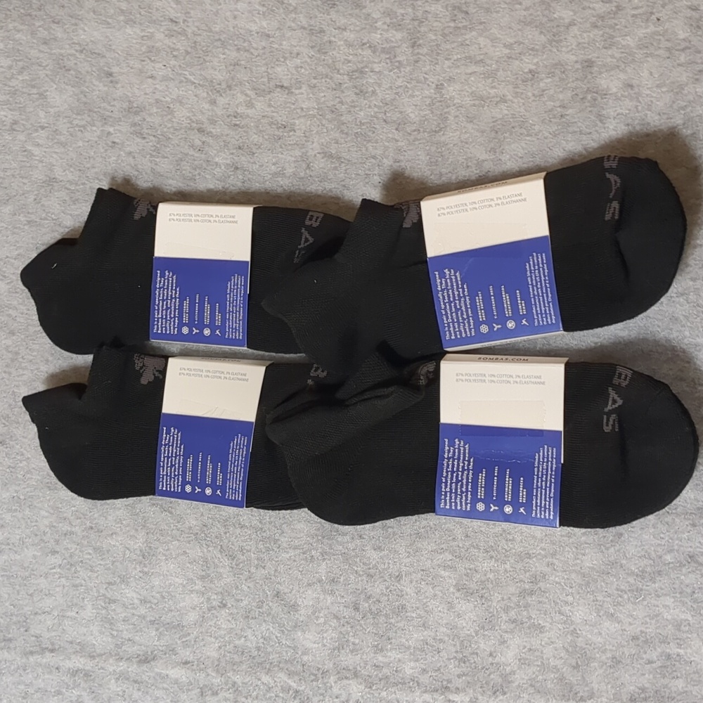 Bombas Ankle unisex socks size large lot of 4 NWT - Picture 3 of 6